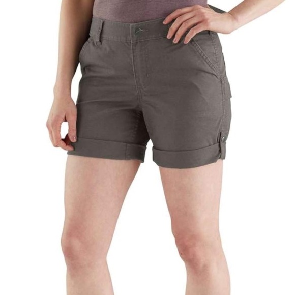 🔨 CARHARTT “Smithville” Women’s Original Fit Shorts in Tarmac, 2 — NWT - Picture 9 of 10